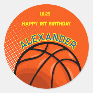 Basket-ball Anniversaire Bash Sticker