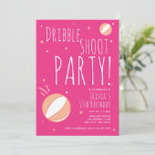 Basket-ball Anniversaire Invitation de fête person (Debout devant)