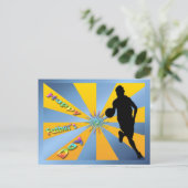 Basket-ball - Carte de Bonne Fête des Pères (Debout devant)