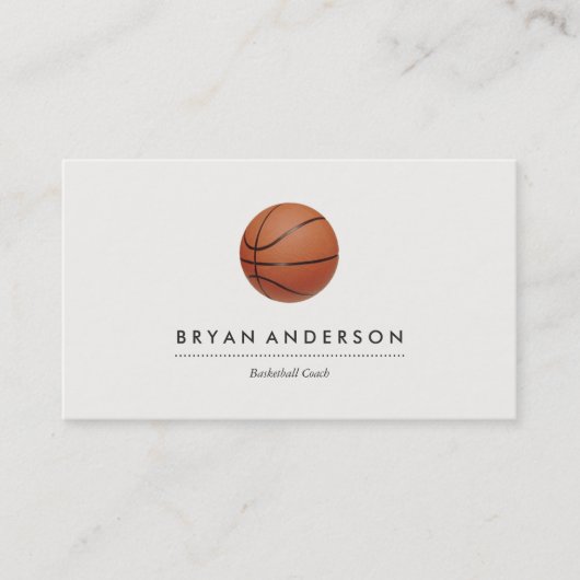 Basket-ball - carte de visite personnel (Devant)
