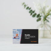 Basket-ball - cartes de visite (Debout devant)