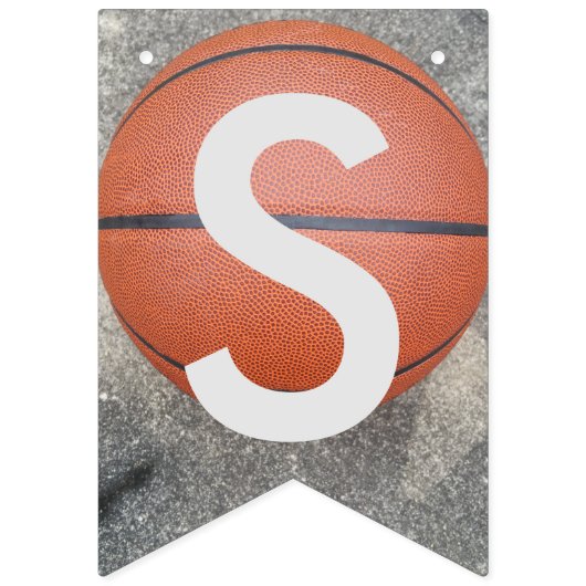 Basket-ball Champs Bannière Bleu Bunting (Troisième drapeau)