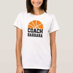 Basket Ball Coach Name Cool T-shirt
