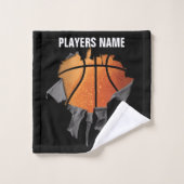 Basket-ball déchiré (Gant de toilette)