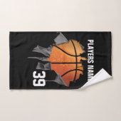 Basket-ball déchiré (Serviette à main)