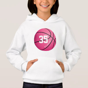basket-ball des filles roses personnalisé