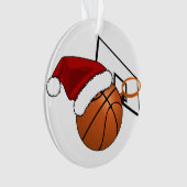 Basket-ball et cerceau de Noël (devant)