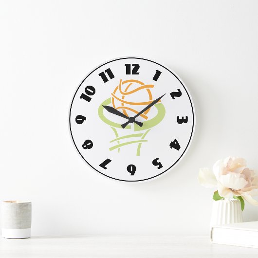Basket-Ball Et Horloge