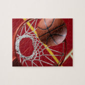 Basket-ball et puzzle photo Net (Horizontal)