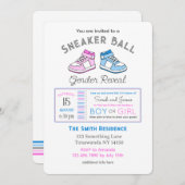 Basket Ball Genre Reveillez Invitation (Devant / Derrière)