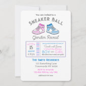 Basket Ball Genre Reveillez Invitation (Devant)