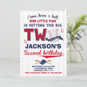 Basket-ball Invitation Baseball 2 Anniversaire (Debout devant)