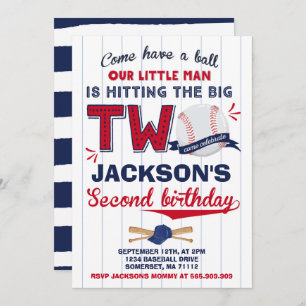 Basket-ball Invitation Baseball 2 Anniversaire