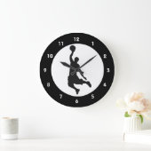 Basket-ball Jump Design Horloge murale (Maison)