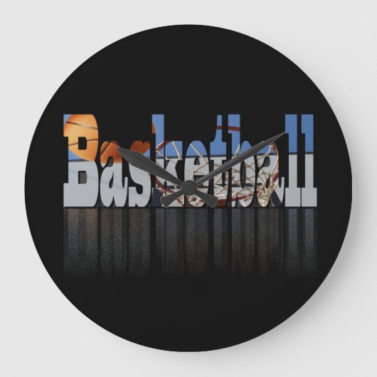 Basket-Ball Le Meilleur Jeu, Horloge Mur (Recto)