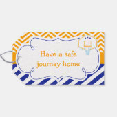 Basket-ball mignon Blonde Cheveux garçon étiquette (Dos (Horizontal))