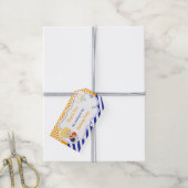 Basket-ball mignon Blonde Cheveux garçon étiquette (Avec de la ficelle)