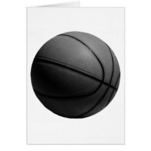 Basket-ball noir et blanc