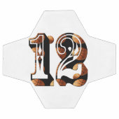 Basket-ball numéro 12 logo photo, (Plat)