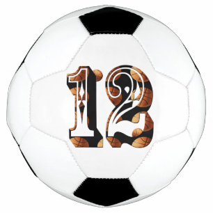 Basket-ball numéro 12 logo photo,