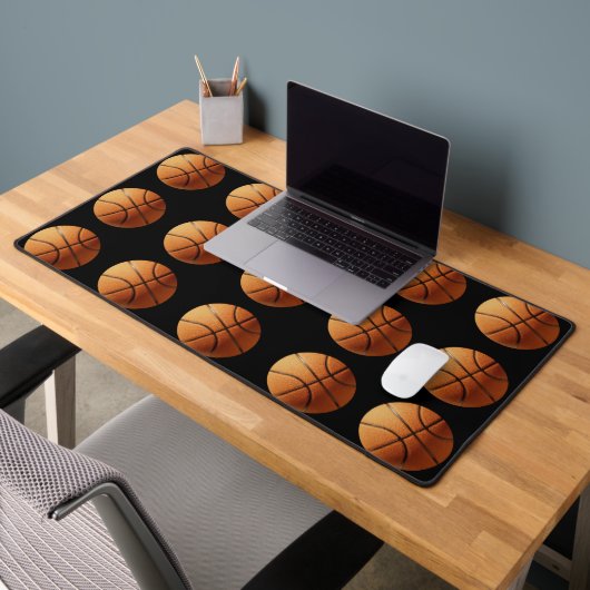 Basket-ball Orange Traditionnel, Mat De Bureau (Bureau 2)