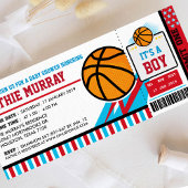 Basket-ball Pass Baby shower Invitation
