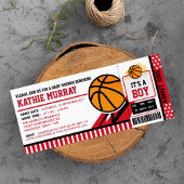 Basket-ball Pass Baby shower Invitation