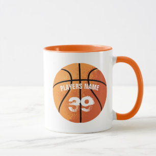 Basket-ball (personnalisable) Mug à café à deux to