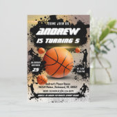 Basket-ball personnel Invitation anniversaire Spor (Debout devant)