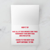 "Basket-ball, quelqu'un?" Carte d'anniversaire (Intérieur)