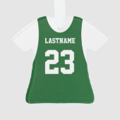 Basket-ball Sport Jersey Green (dos)