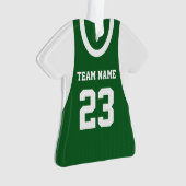 Basket-ball Sport Jersey Green (devant)