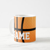 Basket-ball, Sports, Design Coffee Mug Cup (Devant gauche)
