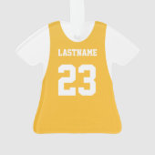Basket-ball Sports Jersey Gold (dos)