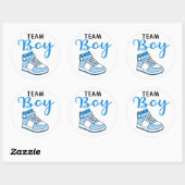 Basket Ball Team Garçon genre révéler Stickers (Feuille)
