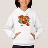 basket-ball turquoise gris étoiles sport fille (Devant)