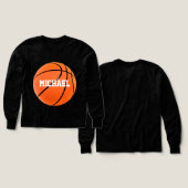 Basket-ball Votre nom (Motif recto et verso)