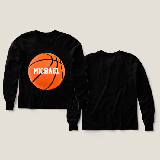 Basket-ball Votre nom (Motif recto et verso)