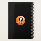 Basket Baller Monogramme Nom personnalisé (Dos)