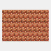 Basket Basket Sport Design Ensembles de papier à e (Devant 3)