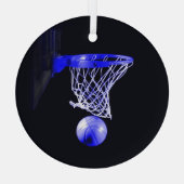 Basket Bleu Ornements de Noël (Verso)