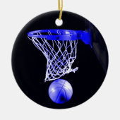 Basket Bleu Ornements de Noël (Devant)