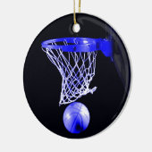 Basket Bleu Ornements de Noël (Gauche)