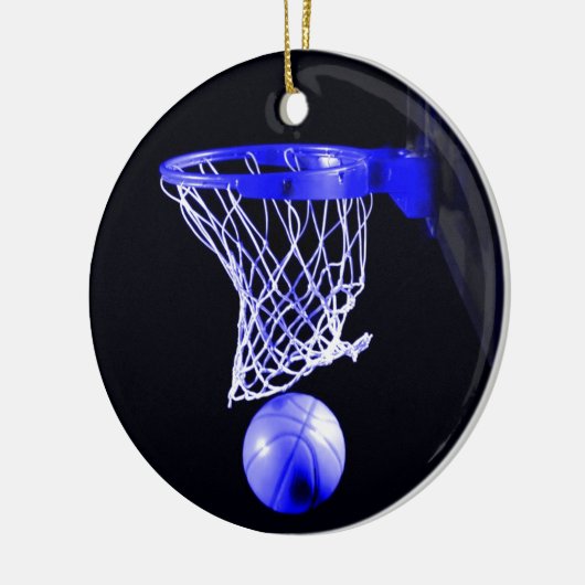 Basket Bleu Ornements de Noël (Gauche)