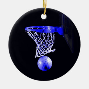Basket Bleu Ornements de Noël