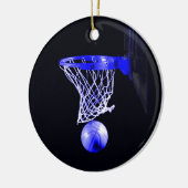 Basket Bleu Ornements de Noël (Gauche)