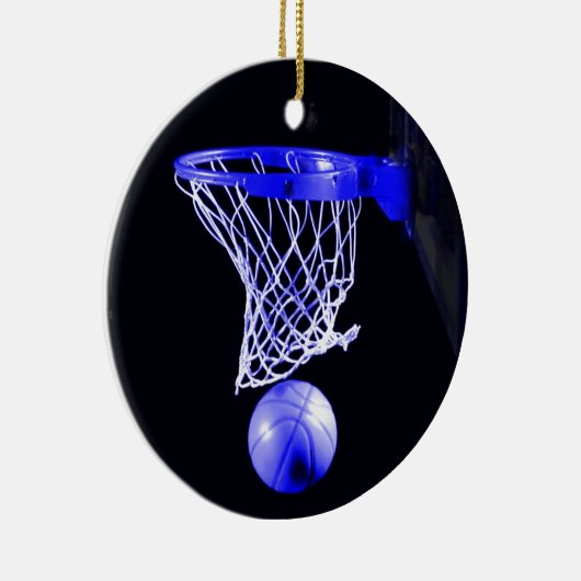 Basket Bleu Ornements de Noël (Droite)