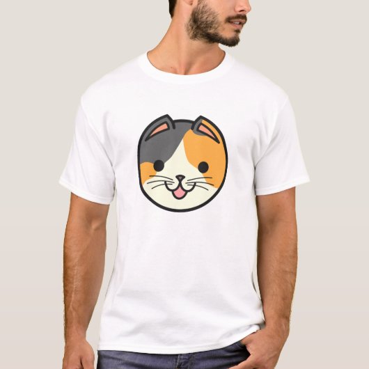 Basket Cats Calico Cat. T-shirt (Voorkant)