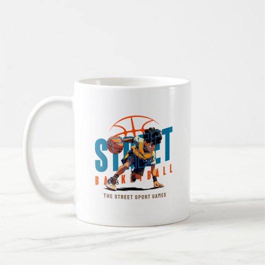 Basket de rue | 11# Mug classique (Gauche)