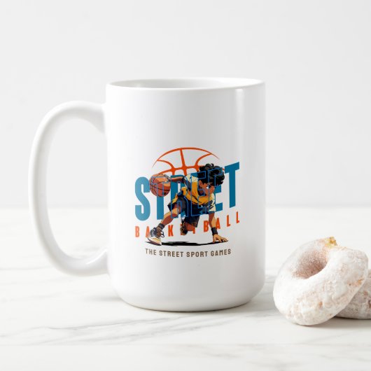 Basket de rue | Mug classique 15# (Avec donut)